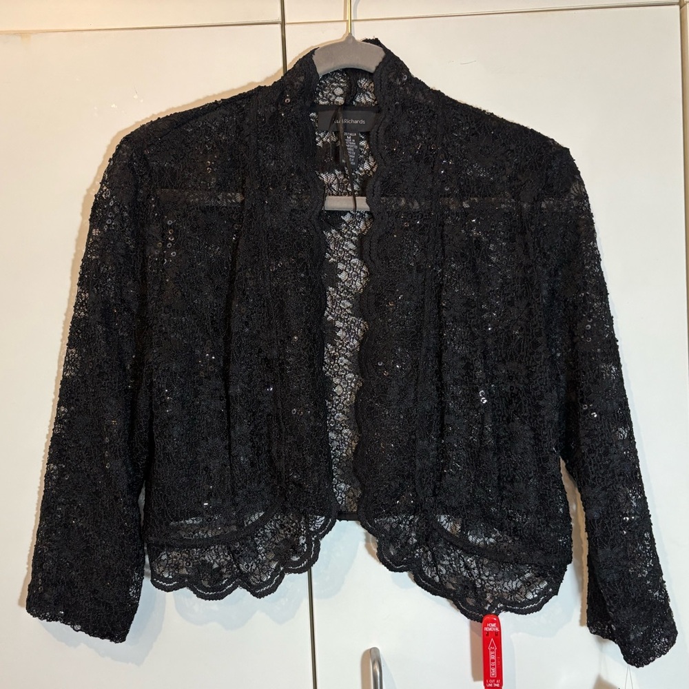 NWT Miista Black Lace Women's Blazer